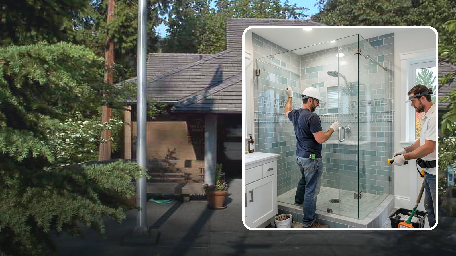Shower Remodeling in Yarrow Point, King County, WA - Shower remodeling replaces a dated or leaking enclosure with a durable, waterproof upgrade.