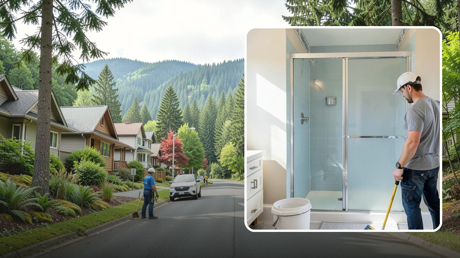 Shower Tile Installation in Darrington, Snohomish County, WA - Fully waterproofed tile showers built to handle daily use and Northwest humidity.