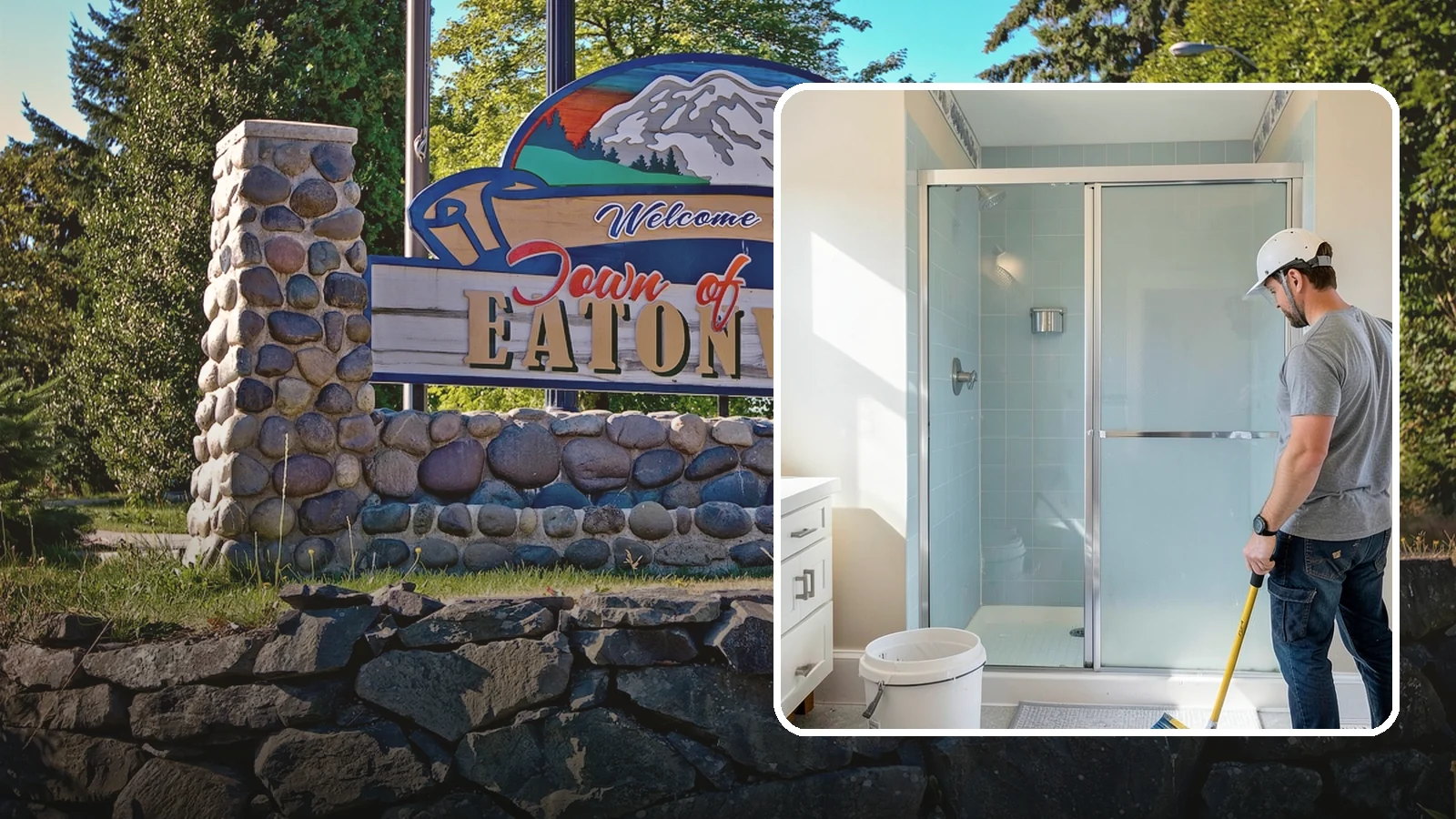 Shower Tile Installation in Eatonville, Pierce County, WA - Fully waterproofed tile showers built to handle daily use and Northwest humidity.