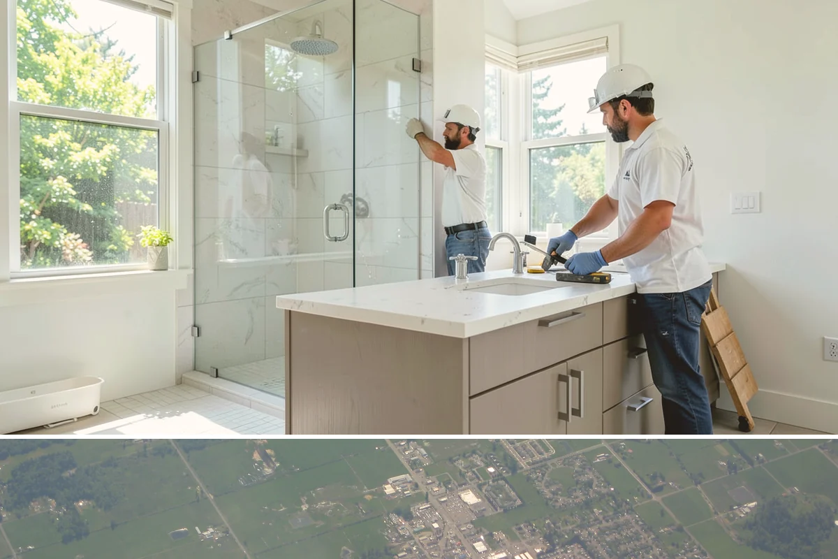 Shower Tile Installation in Enumclaw, King County, WA - Shower tiling is an indoor project ideal for the rainy months when families spend more time inside and want a refreshed bathroom.