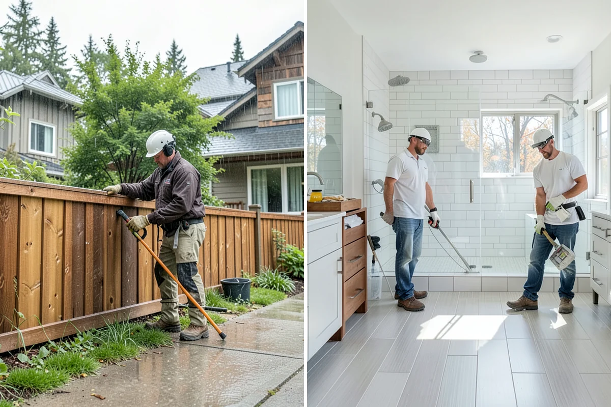 Shower Tile Installation in Fircrest, Pierce County, WA - Frame and waterproof the shower with a membrane or foam system