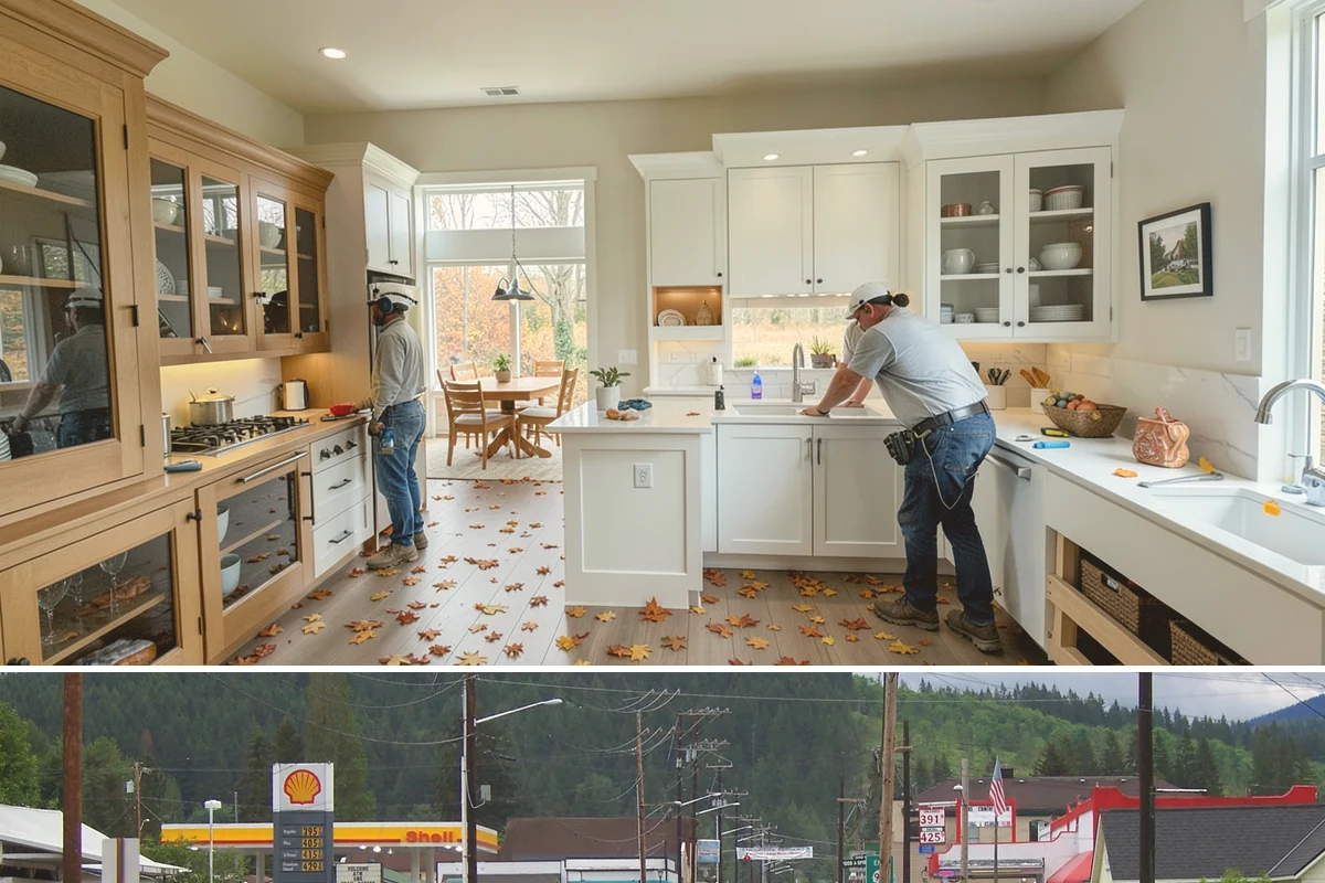 Shower Tile Installation in Granite Falls, Snohomish County, WA - Shower tiling is an indoor project ideal for the rainy months when families spend more time inside and want a refreshed bathroom.