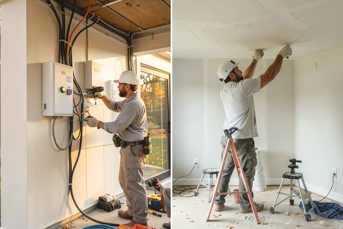 Shower Tile Installation in North Bend, King County, WA - Frame and waterproof the shower with a membrane or foam system