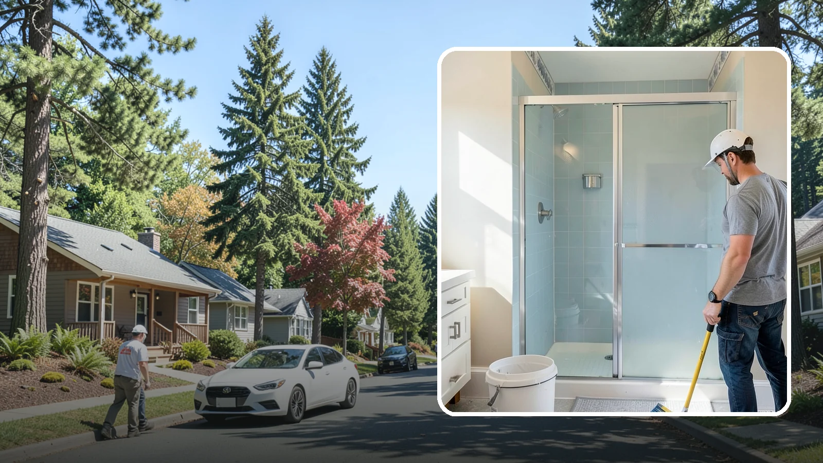 Shower Tile Installation in Orting, Pierce County, WA - Fully waterproofed tile showers built to handle daily use and Northwest humidity.