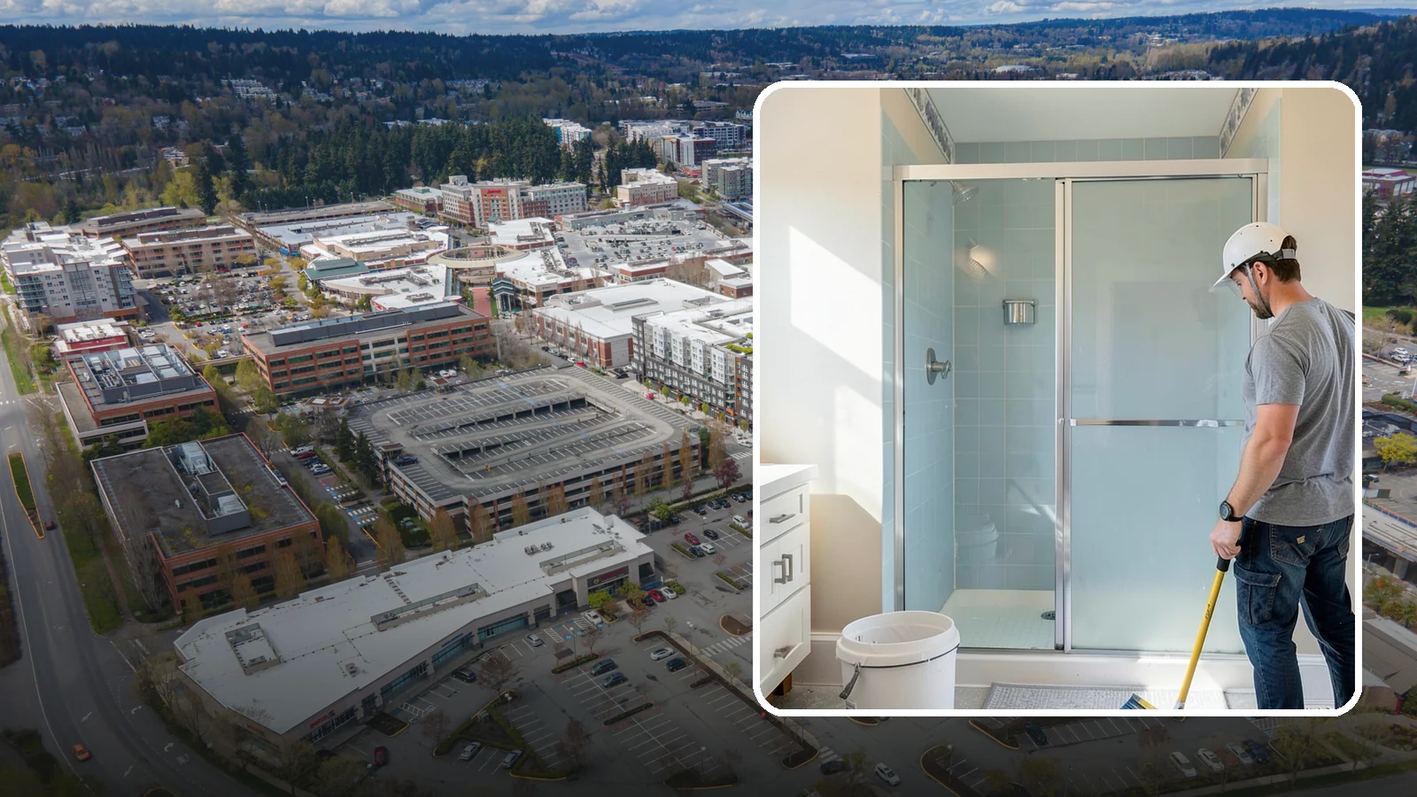 Shower Tile Installation in Redmond, King County, WA - Fully waterproofed tile showers built to handle daily use and Northwest humidity.
