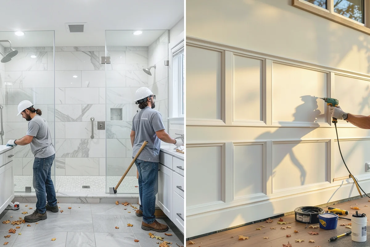 Shower Tile Installation in Roy, Pierce County, WA - Frame and waterproof the shower with a membrane or foam system