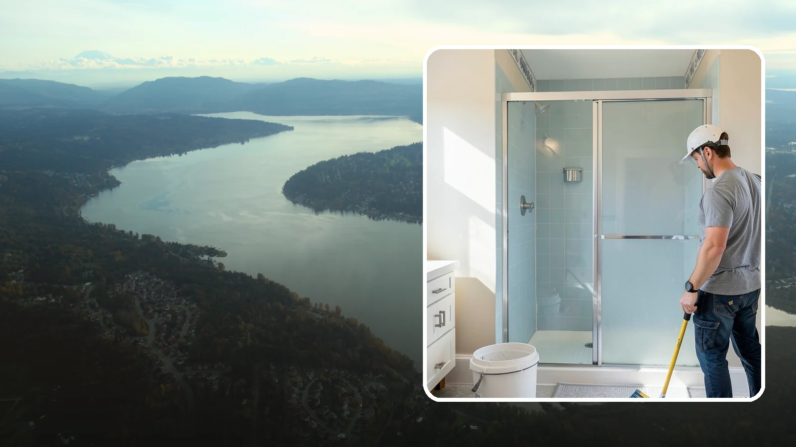 Shower Tile Installation in Sammamish, King County, WA - Fully waterproofed tile showers built to handle daily use and Northwest humidity.