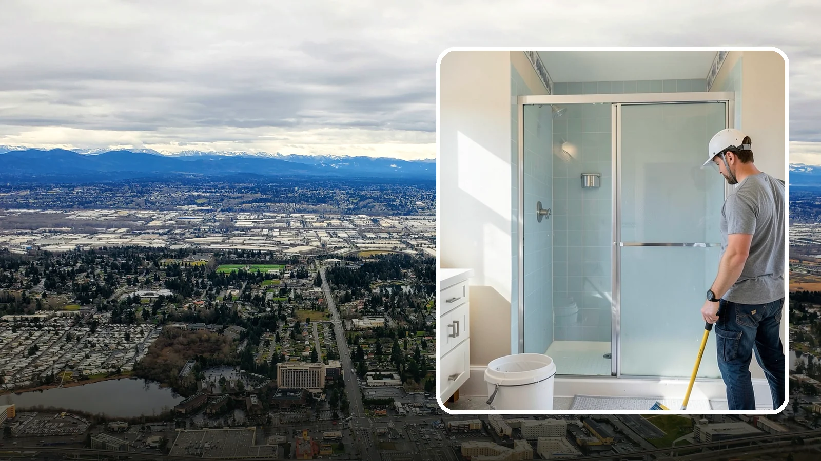 Shower Tile Installation in SeaTac, King County, WA - Fully waterproofed tile showers built to handle daily use and Northwest humidity.