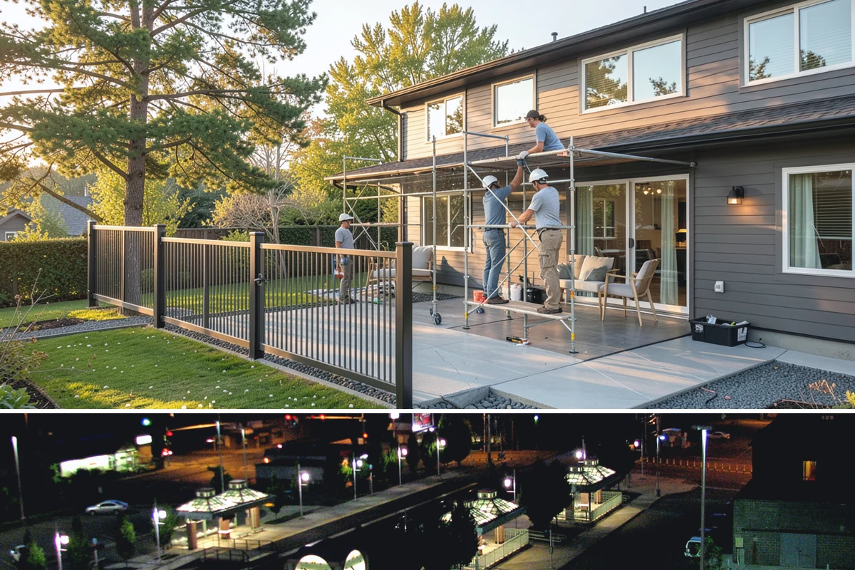 Shutter Installation in Auburn, King County, WA - Installation can happen in any dry, workable weather.