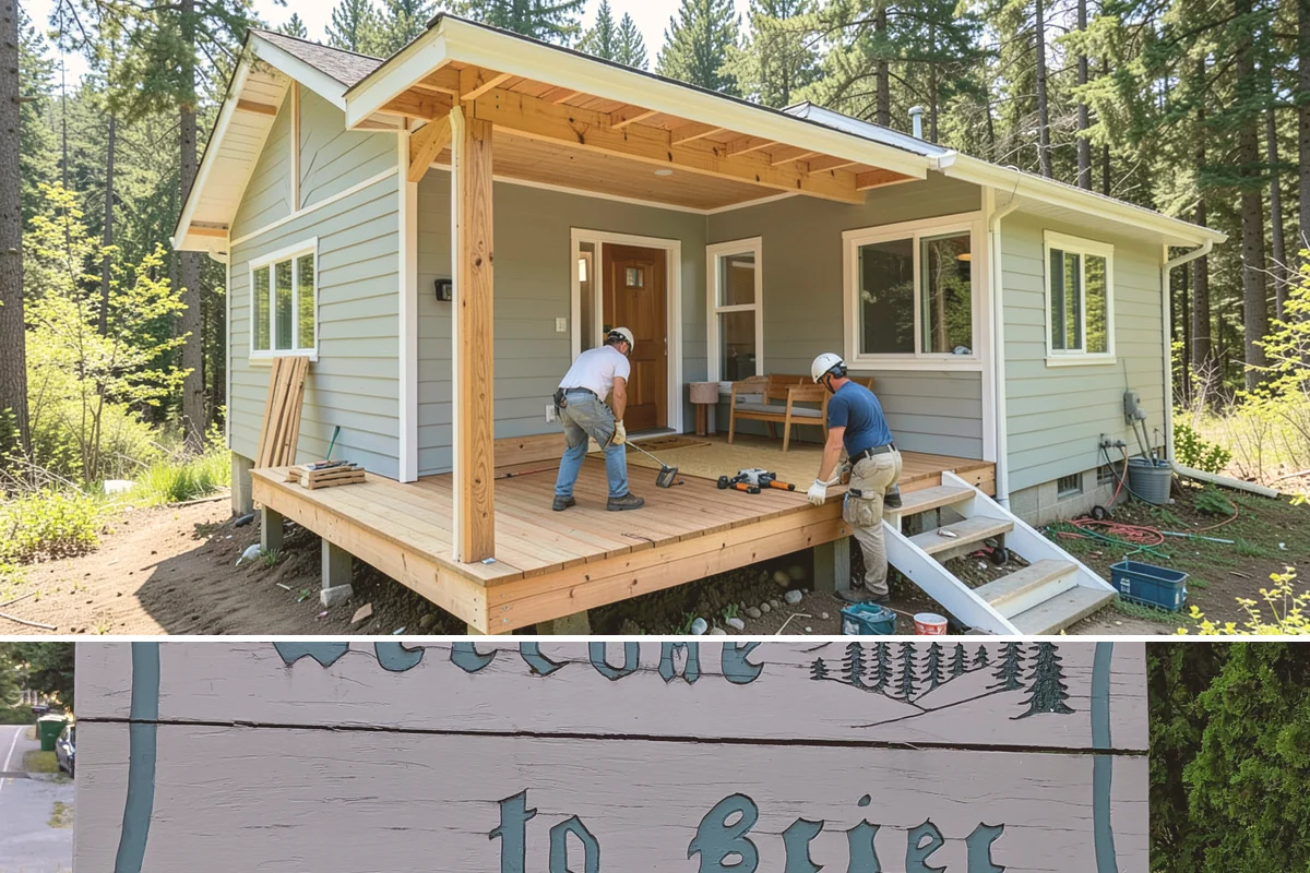 Shutter Installation in Brier, Snohomish County, WA - Installation can happen in any dry, workable weather.