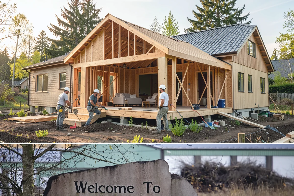 Shutter Installation in Buckley, Pierce County, WA - Installation can happen in any dry, workable weather.