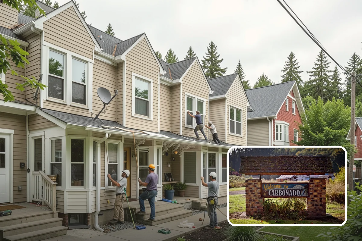 Shutter Installation in Carbonado, Pierce County, WA - Adds character and depth to the facade