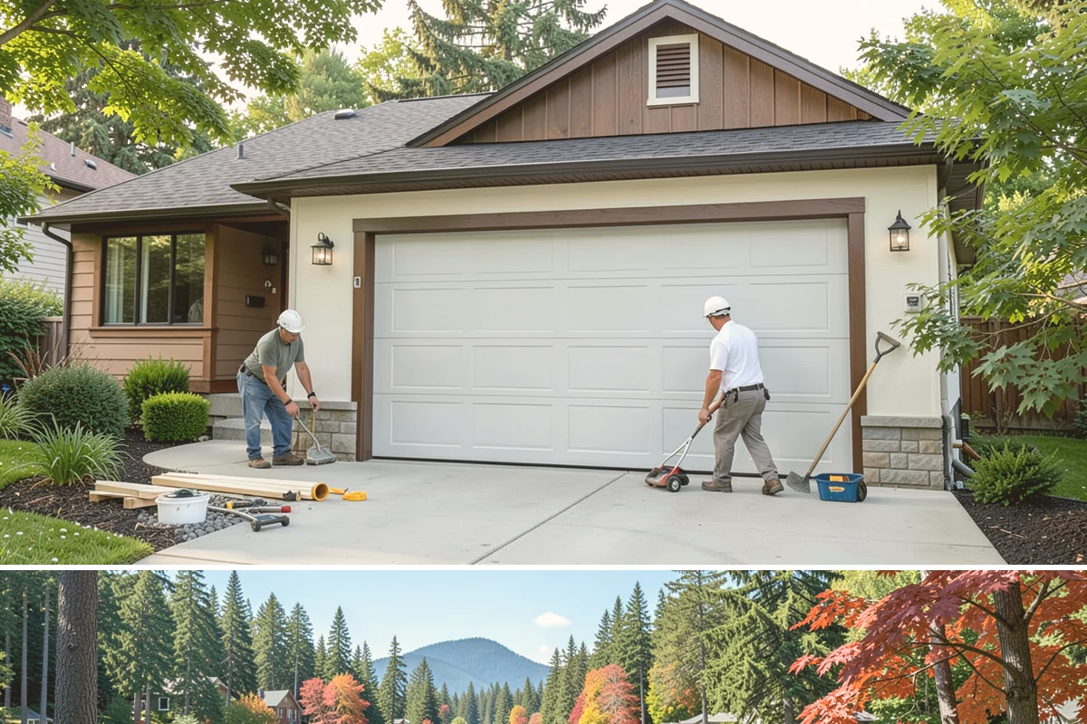Shutter Installation in Covington, King County, WA - Installation can happen in any dry, workable weather.