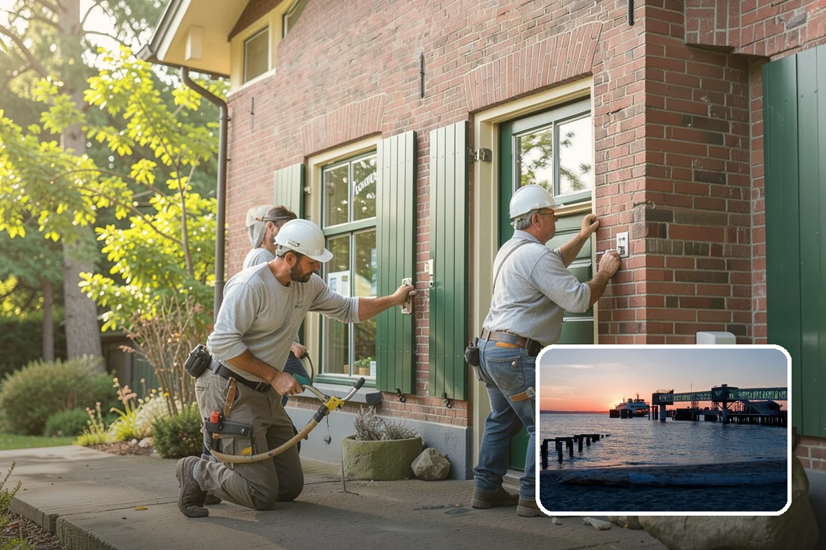 Shutter Installation in Edmonds, Snohomish County, WA - Adds character and depth to the facade