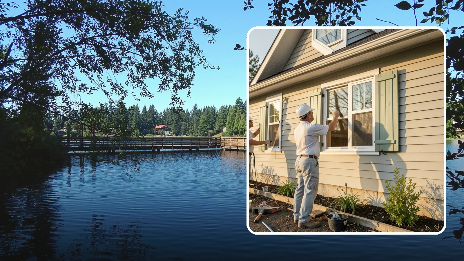 Shutter Installation in Federal Way, King County, WA - Shutter installation that adds character and framing to your home's windows.