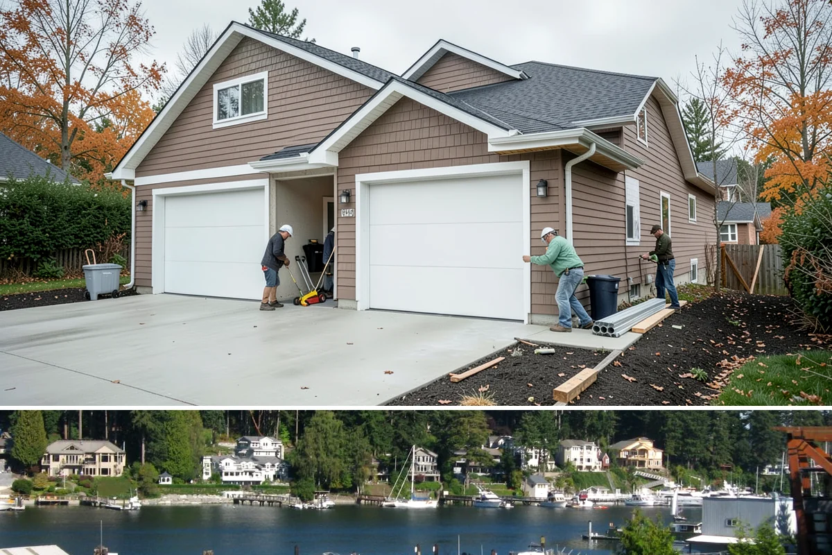 Shutter Installation in Gig Harbor, Pierce County, WA - Installation can happen in any dry, workable weather.