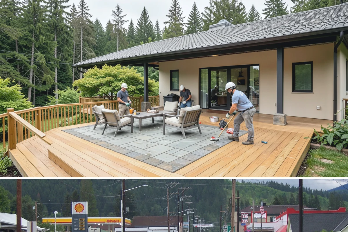Shutter Installation in Granite Falls, Snohomish County, WA - Installation can happen in any dry, workable weather.
