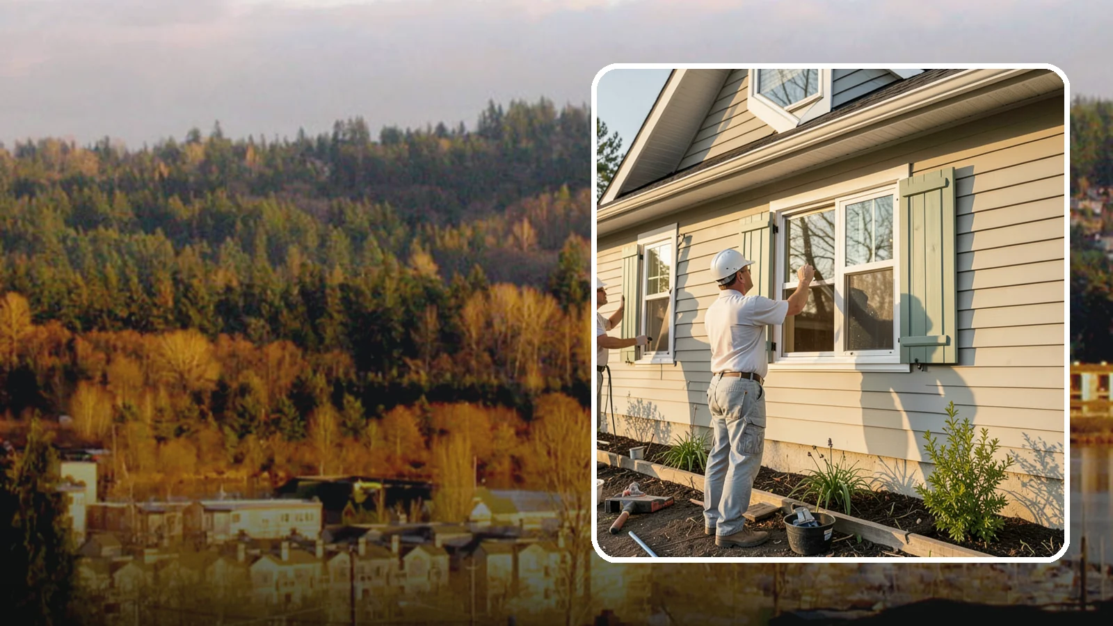 Shutter Installation in Kenmore, King County, WA - Shutter installation that adds character and framing to your home's windows.