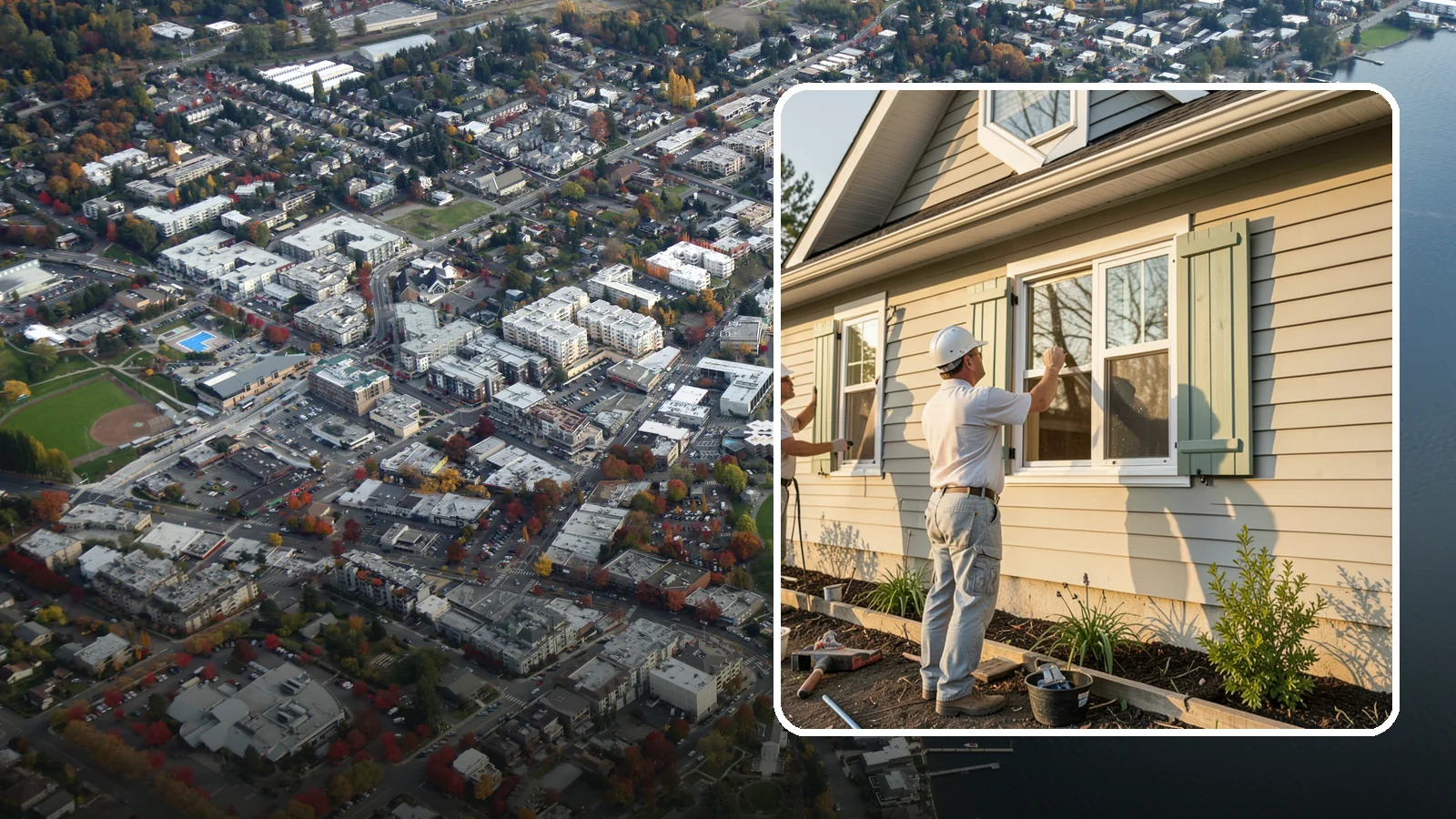 Shutter Installation in Kirkland, King County, WA - Shutter installation that adds character and framing to your home's windows.