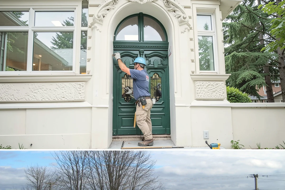 Shutter Installation in Langley, Island County, WA - Installation can happen in any dry, workable weather.