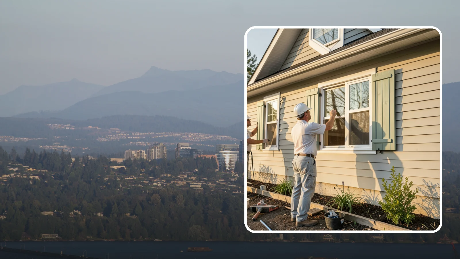 Shutter Installation in Medina, King County, WA - Shutter installation that adds character and framing to your home's windows.