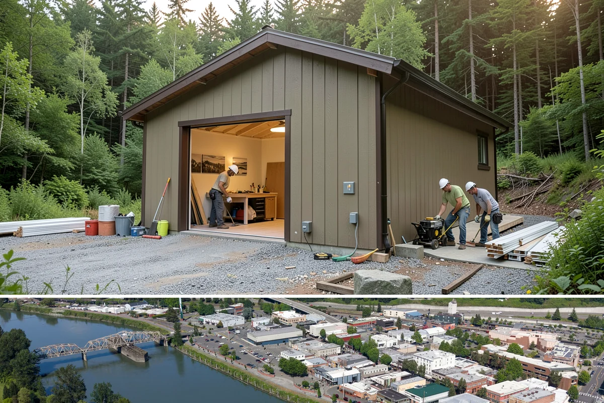 Shutter Installation in Mount Vernon, Skagit County, WA - Installation can happen in any dry, workable weather.