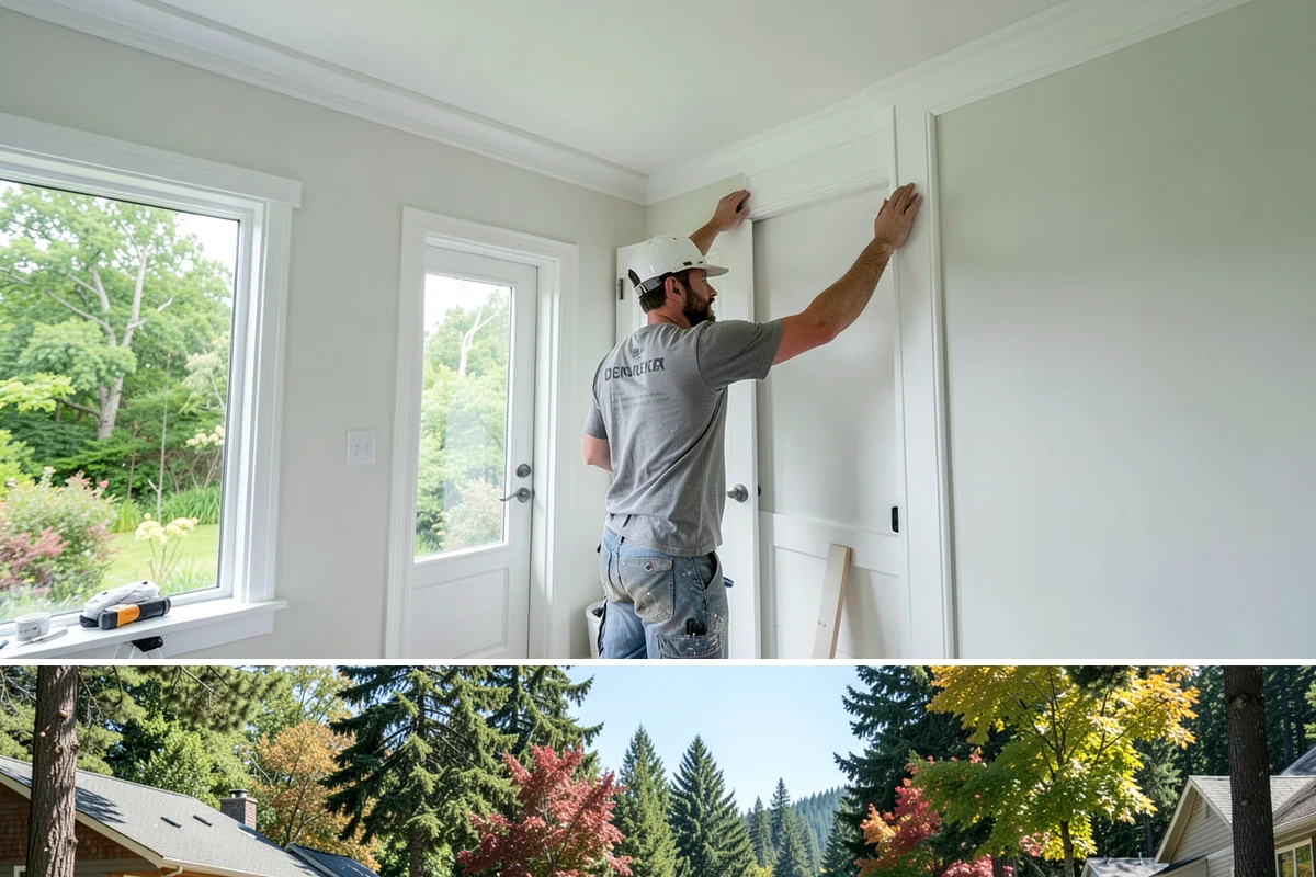 Shutter Installation in Orting, Pierce County, WA - Installation can happen in any dry, workable weather.