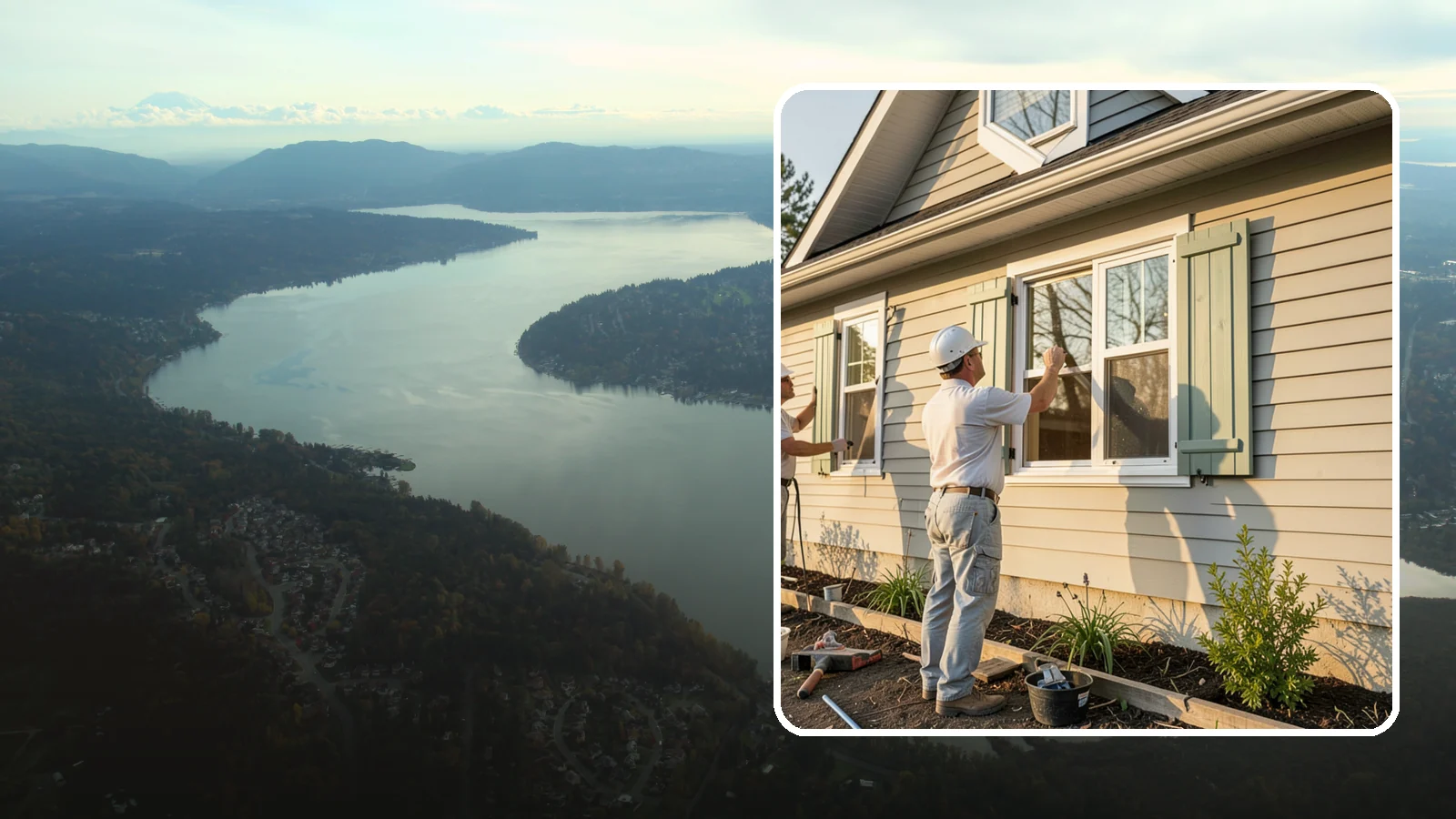 Shutter Installation in Sammamish, King County, WA - Shutter installation that adds character and framing to your home's windows.