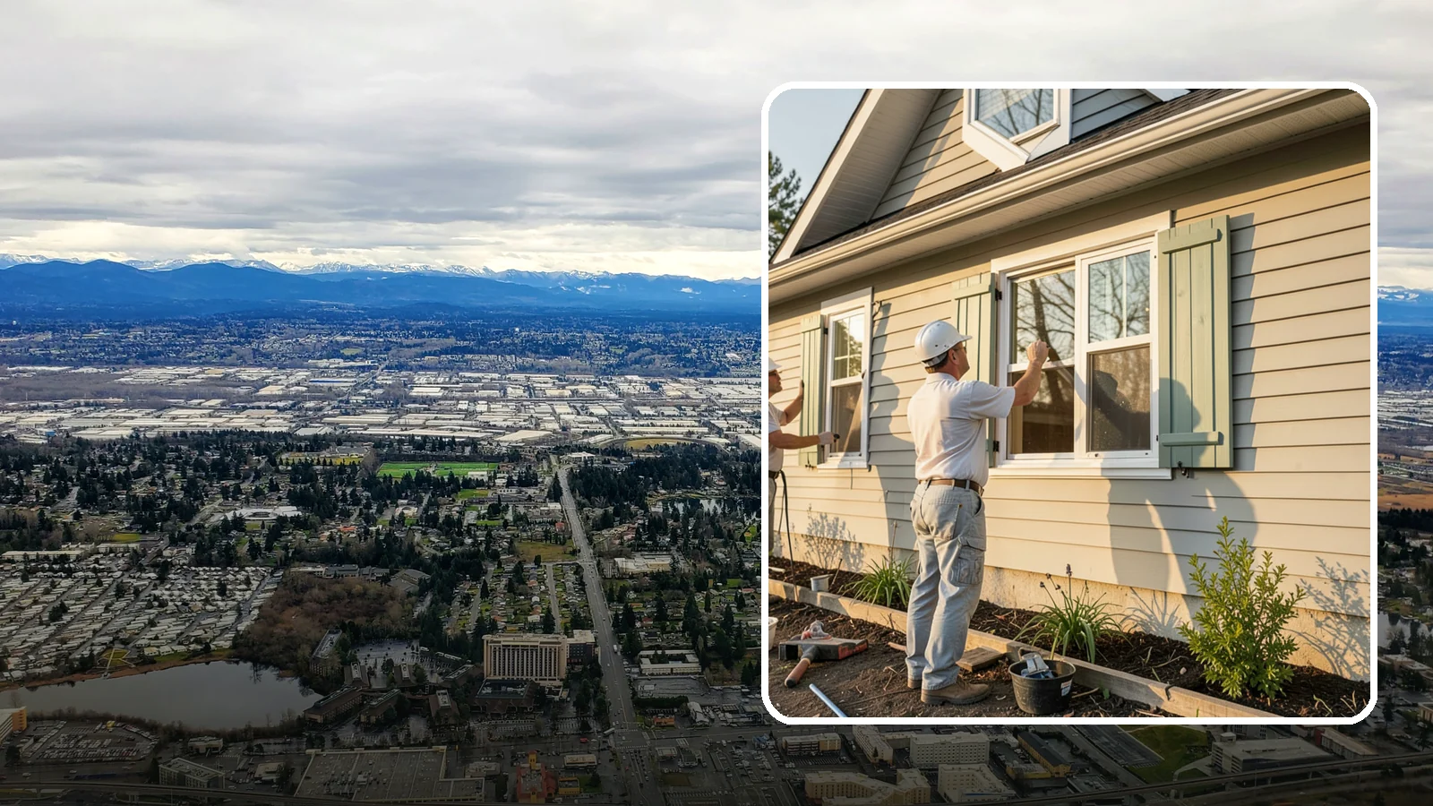 Shutter Installation in SeaTac, King County, WA - Shutter installation that adds character and framing to your home's windows.