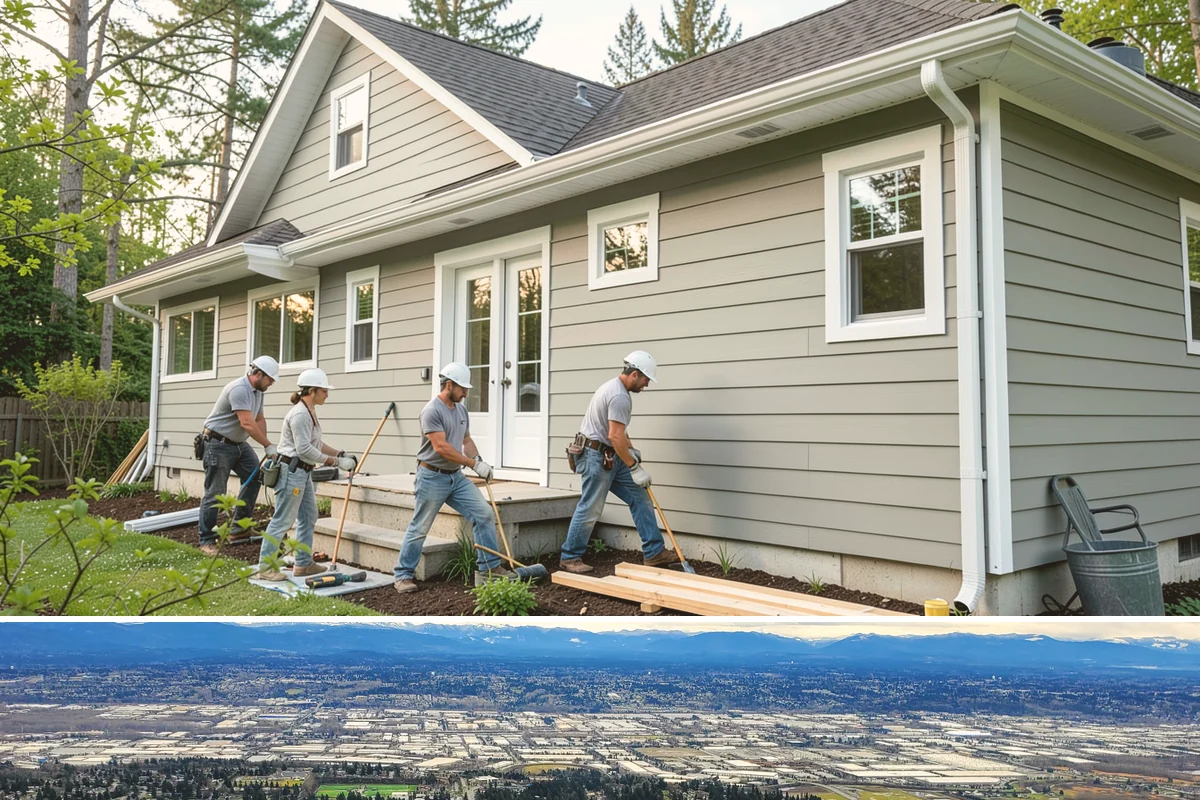 Shutter Installation in SeaTac, King County, WA - Installation can happen in any dry, workable weather.