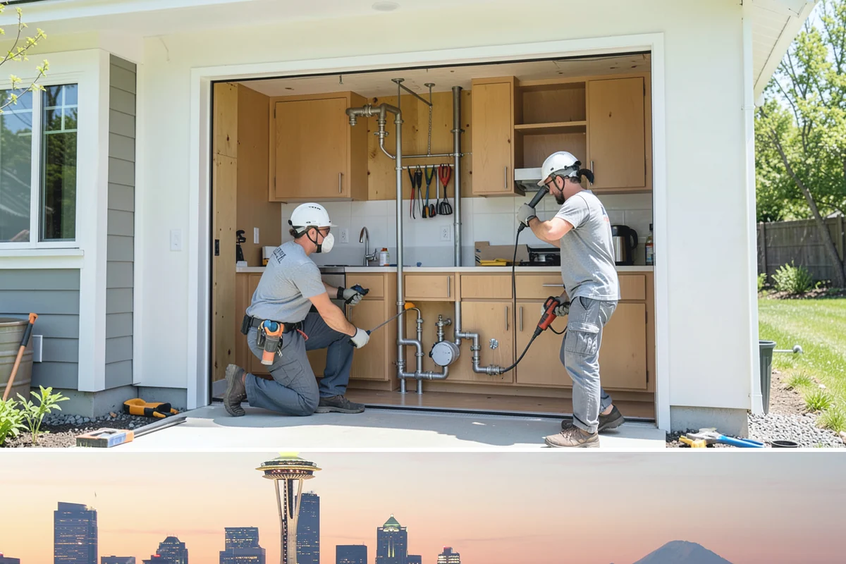 Shutter Installation in Seattle, King County, WA - Installation can happen in any dry, workable weather.