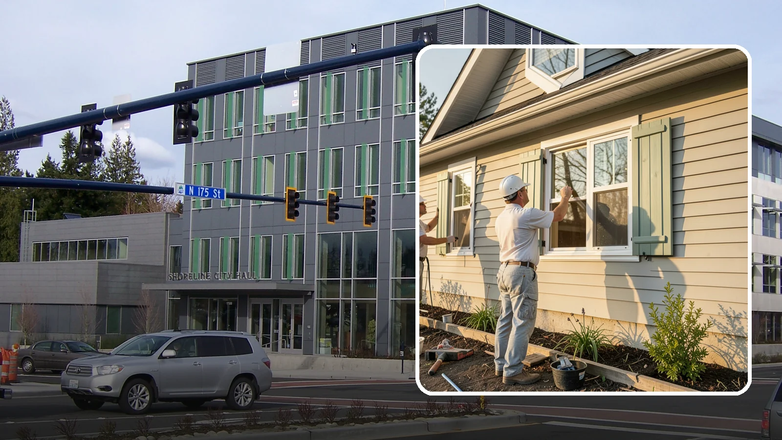 Shutter Installation in Shoreline, King County, WA - Shutter installation that adds character and framing to your home's windows.