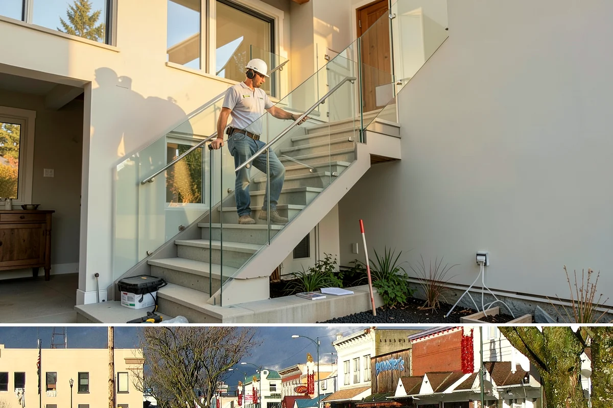 Sidelight Installation in Arlington, Snohomish County, WA - Because sidelights widen an exterior opening, drier months are the best time to install them.