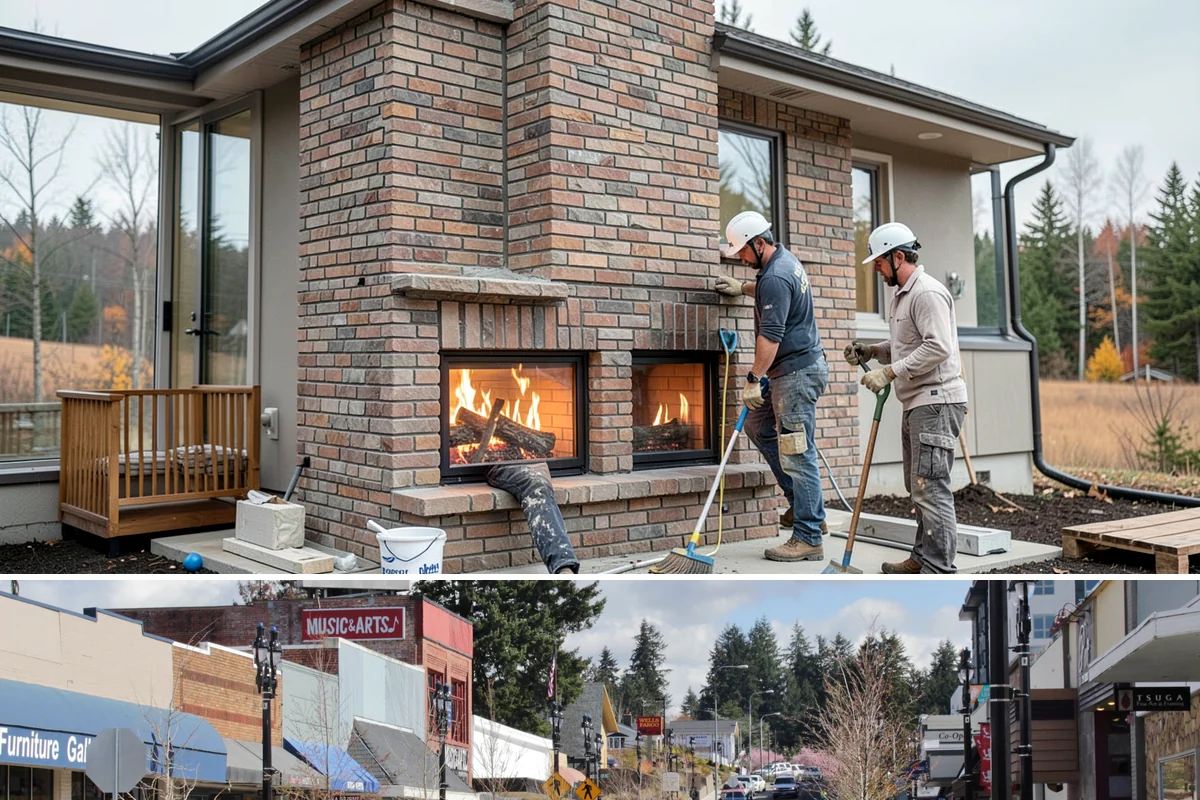 Sidelight Installation in Bothell, King County, WA - Because sidelights widen an exterior opening, drier months are the best time to install them.
