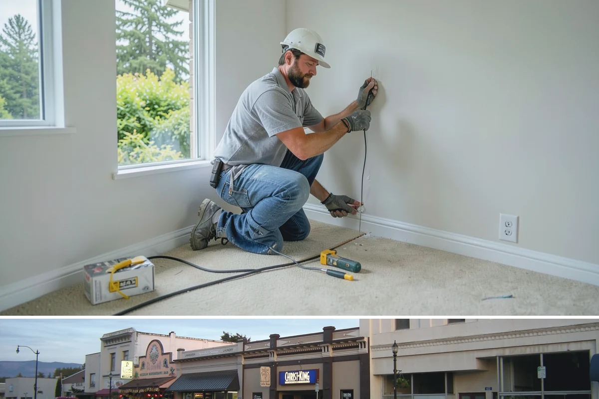 Sidelight Installation in Burlington, Skagit County, WA - Because sidelights widen an exterior opening, drier months are the best time to install them.