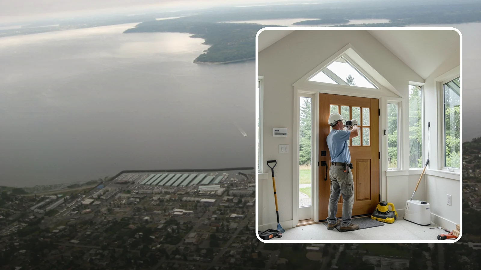 Sidelight Installation in Des Moines, King County, WA - Slender sidelight windows flanking your entry that flood the foyer with natural light.