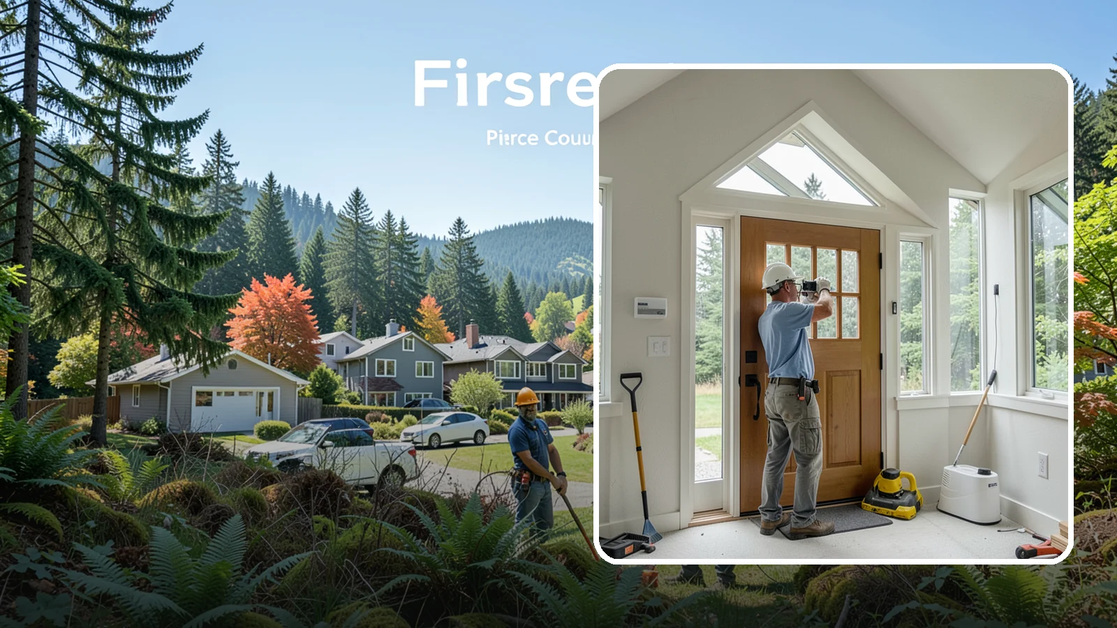 Sidelight Installation in Fircrest, Pierce County, WA - Slender sidelight windows flanking your entry that flood the foyer with natural light.