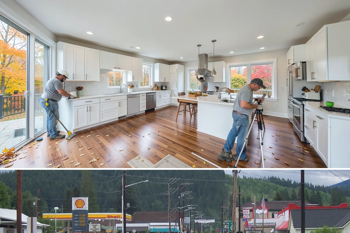 Sidelight Installation in Granite Falls, Snohomish County, WA - Because sidelights widen an exterior opening, drier months are the best time to install them.