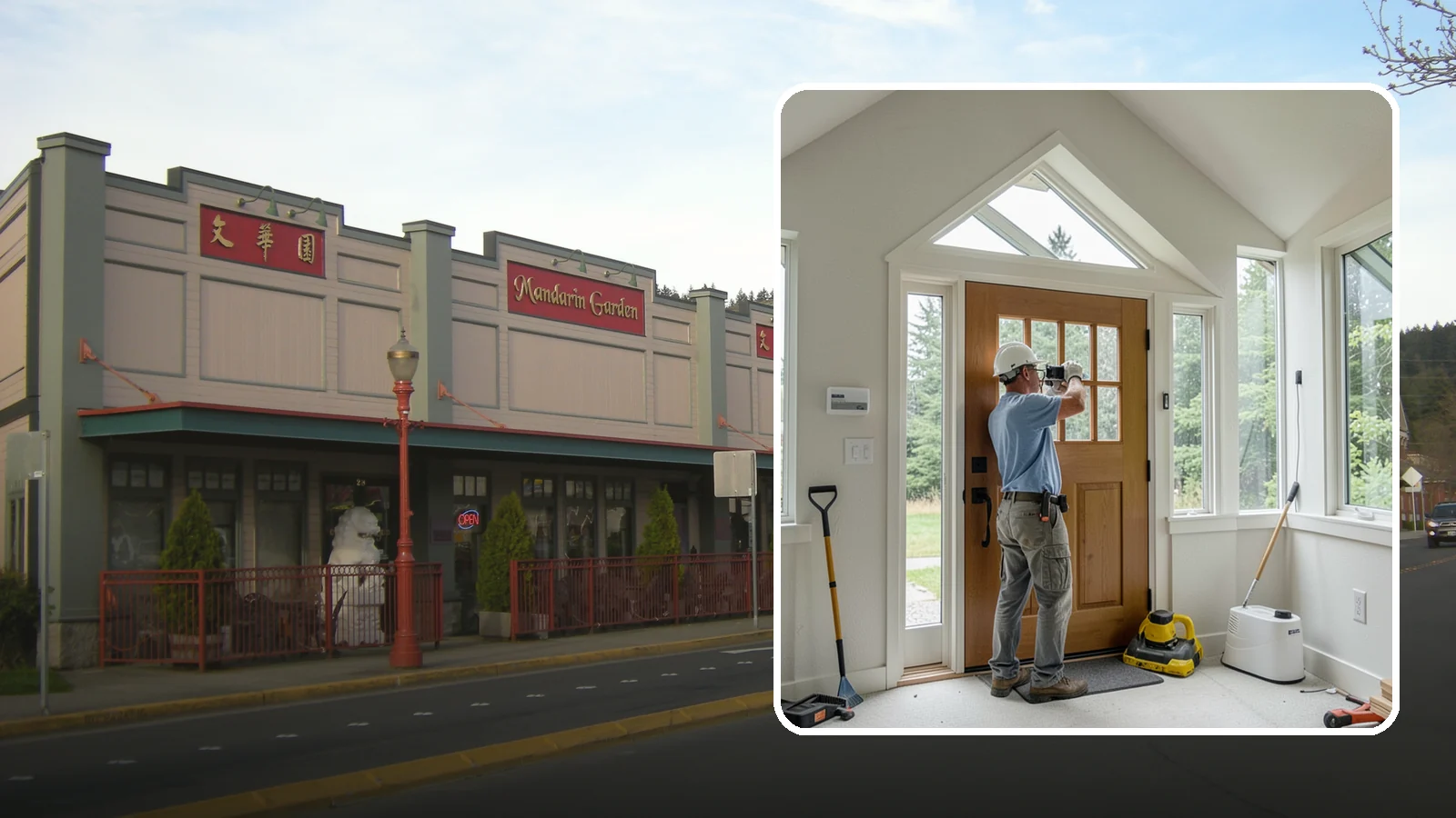 Sidelight Installation in Issaquah, King County, WA - Slender sidelight windows flanking your entry that flood the foyer with natural light.