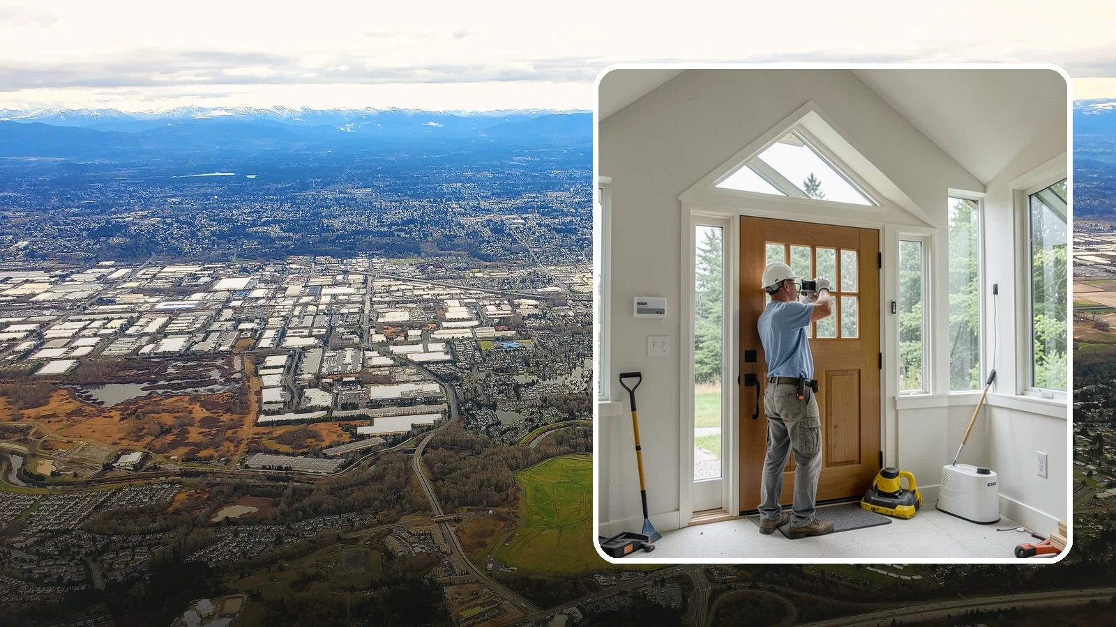 Sidelight Installation in Kent, King County, WA - Slender sidelight windows flanking your entry that flood the foyer with natural light.