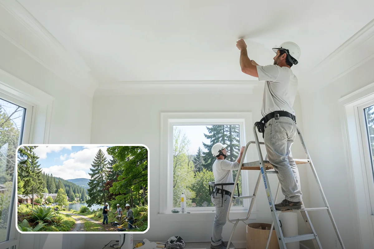 Sidelight Installation in Lake Forest Park, King County, WA - More natural light in a once-dark foyer