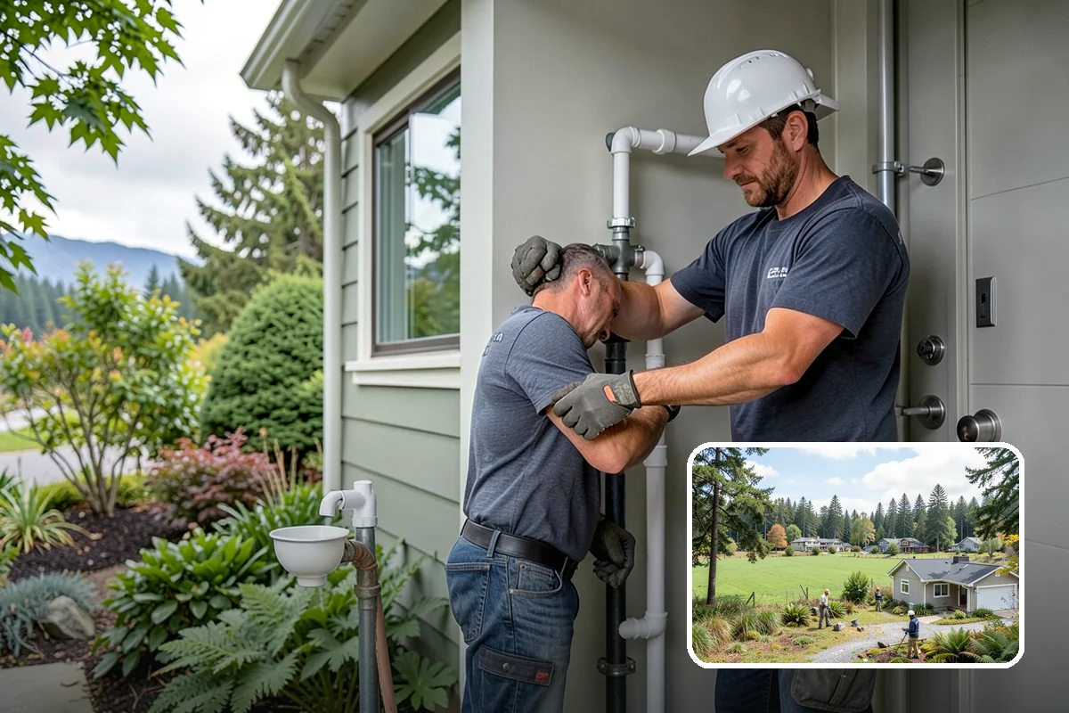 Sidelight Installation in Lyman, Skagit County, WA - More natural light in a once-dark foyer