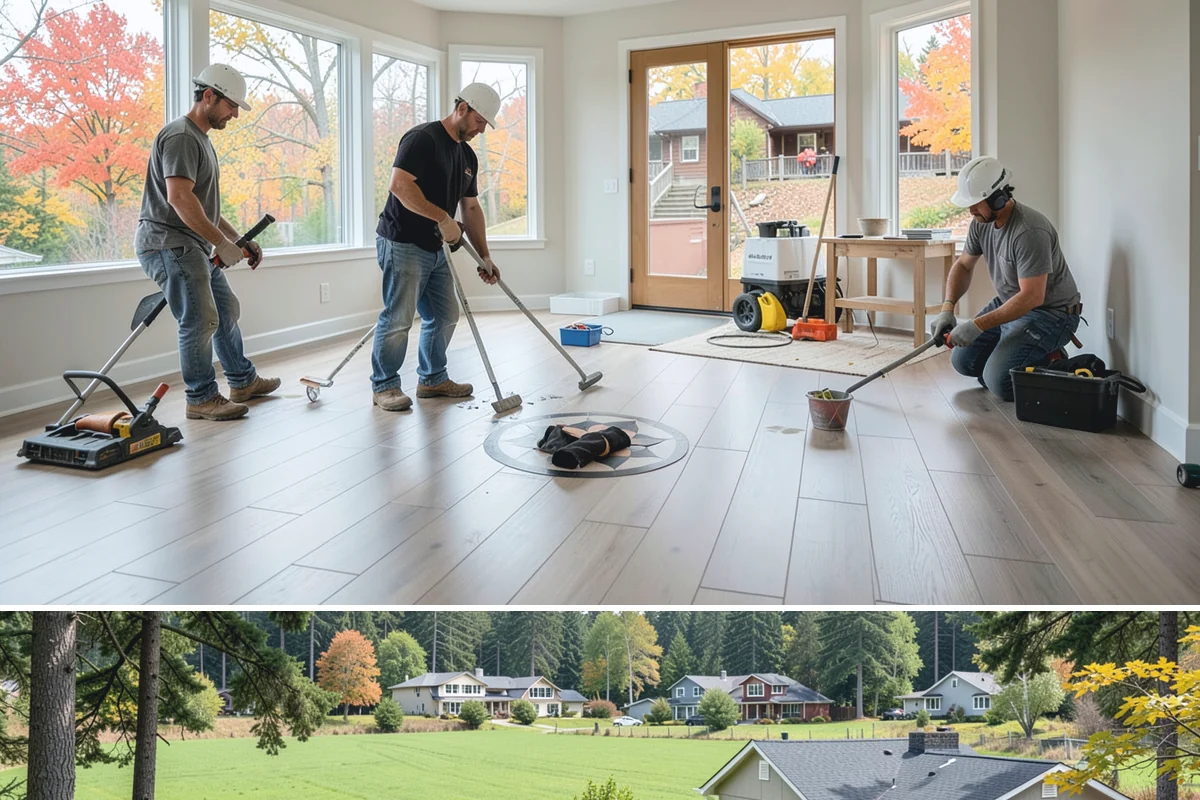 Sidelight Installation in Lyman, Skagit County, WA - Because sidelights widen an exterior opening, drier months are the best time to install them.