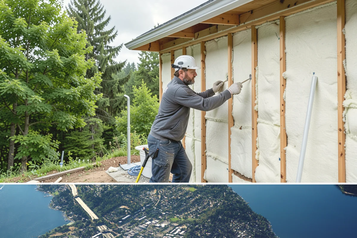 Sidelight Installation in Mercer Island, King County, WA - Because sidelights widen an exterior opening, drier months are the best time to install them.