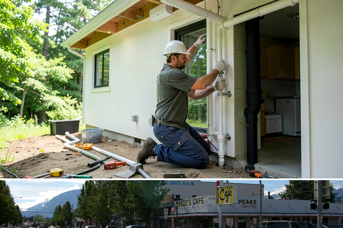 Sidelight Installation in North Bend, King County, WA - Because sidelights widen an exterior opening, drier months are the best time to install them.