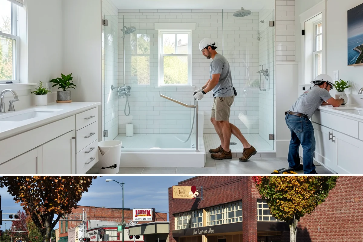 Sidelight Installation in Puyallup, Pierce County, WA - Because sidelights widen an exterior opening, drier months are the best time to install them.
