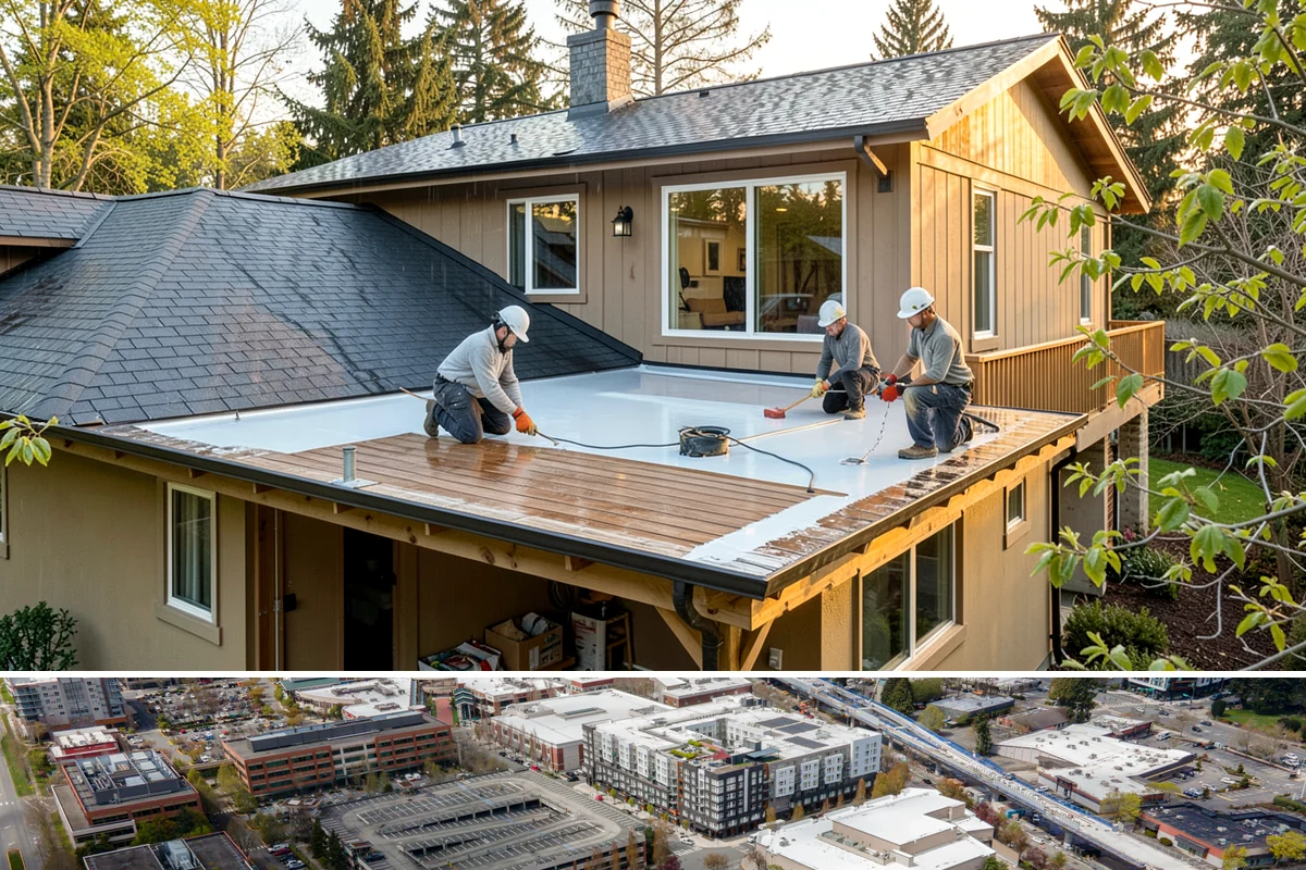 Sidelight Installation in Redmond, King County, WA - Because sidelights widen an exterior opening, drier months are the best time to install them.