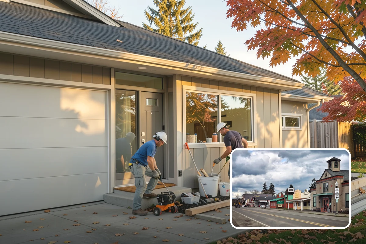Sidelight Installation in Roy, Pierce County, WA - More natural light in a once-dark foyer