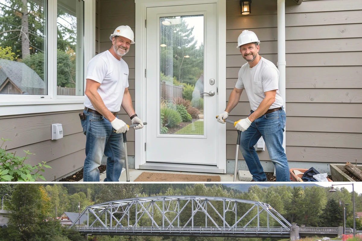 Sidelight Installation in Skykomish, King County, WA - Because sidelights widen an exterior opening, drier months are the best time to install them.