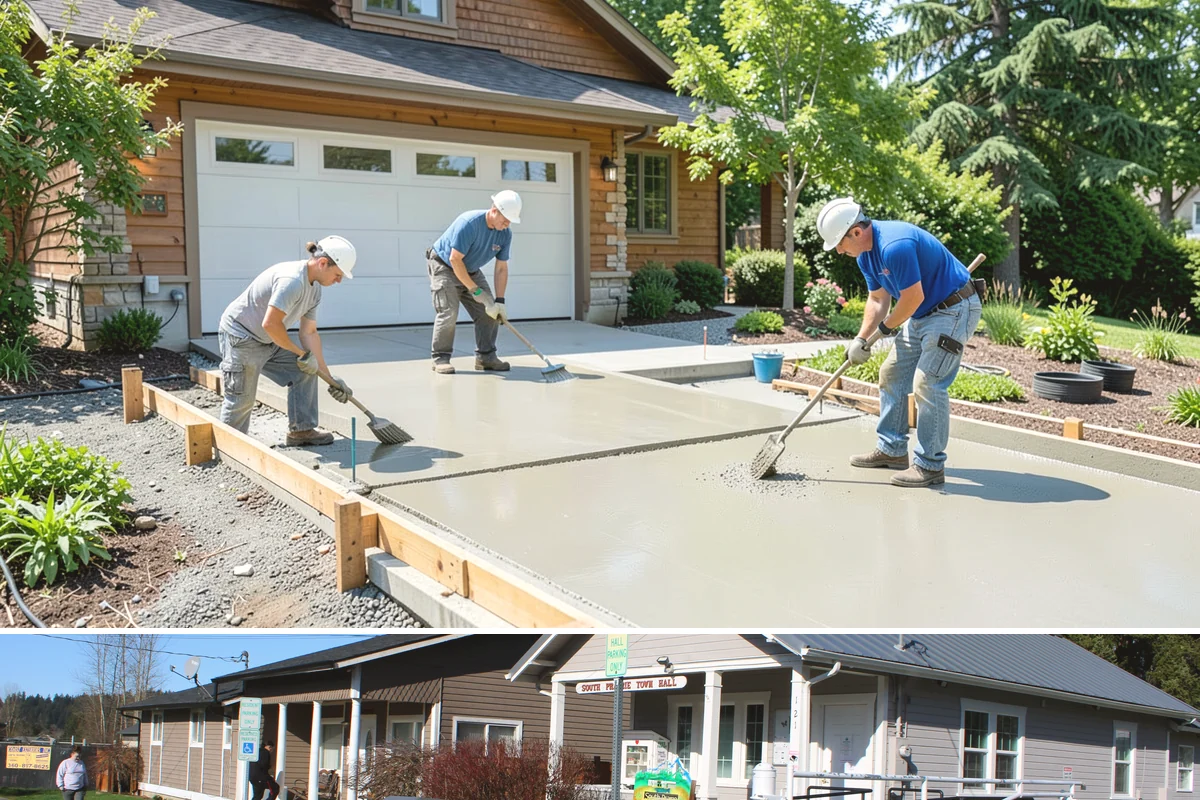 Sidelight Installation in South Prairie, Pierce County, WA - Because sidelights widen an exterior opening, drier months are the best time to install them.